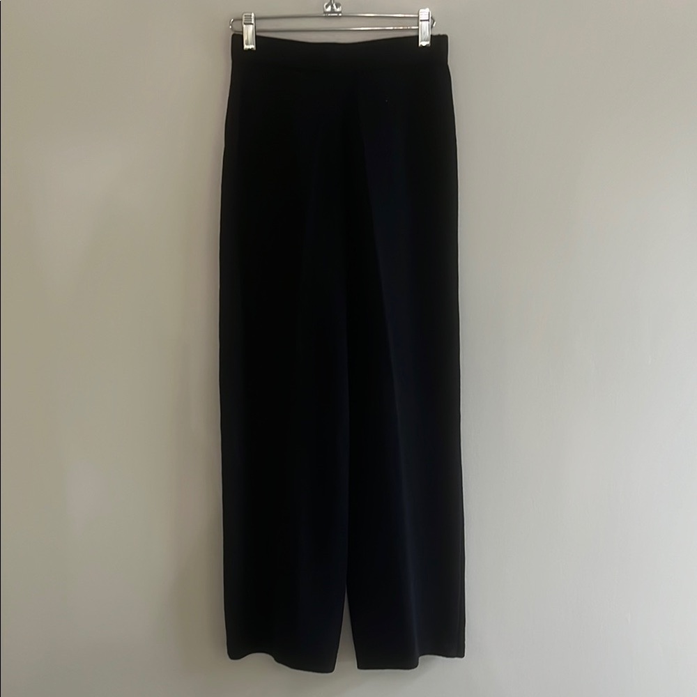 St. John Collection Black Wide Leg Pants